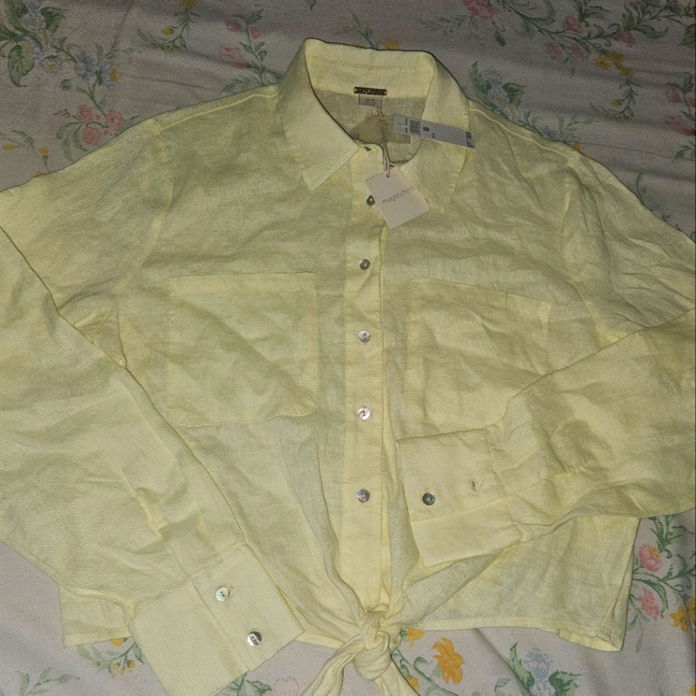 MAGASCHONI LINEN SHORT SIZE M